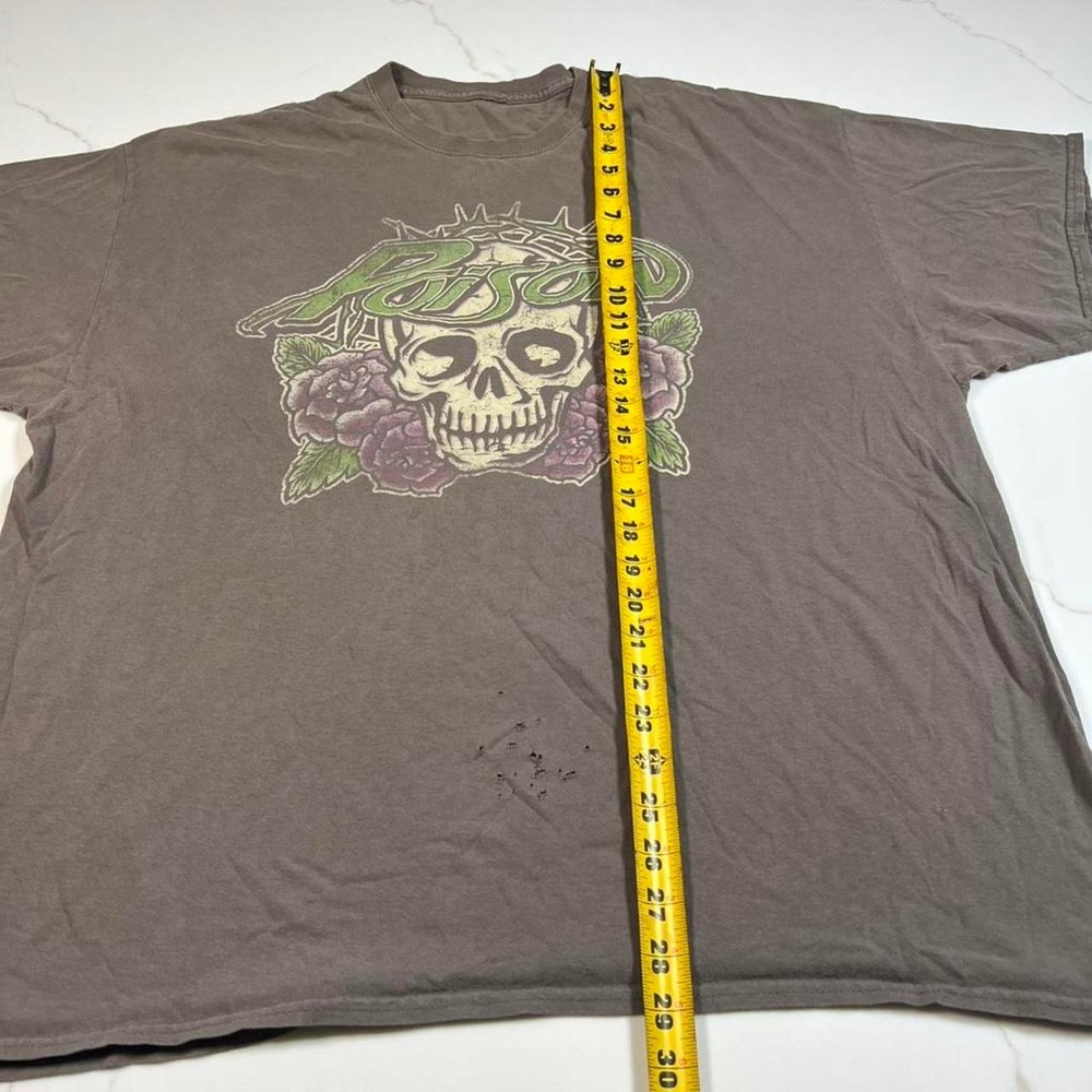 Vintage 00s distressed poison graphic band tee shirt - Picture 4 of 5